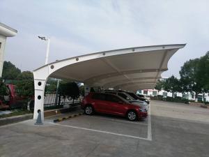 张拉膜结构车棚