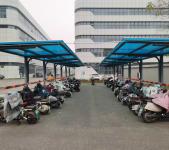 电动车膜结构车棚案例