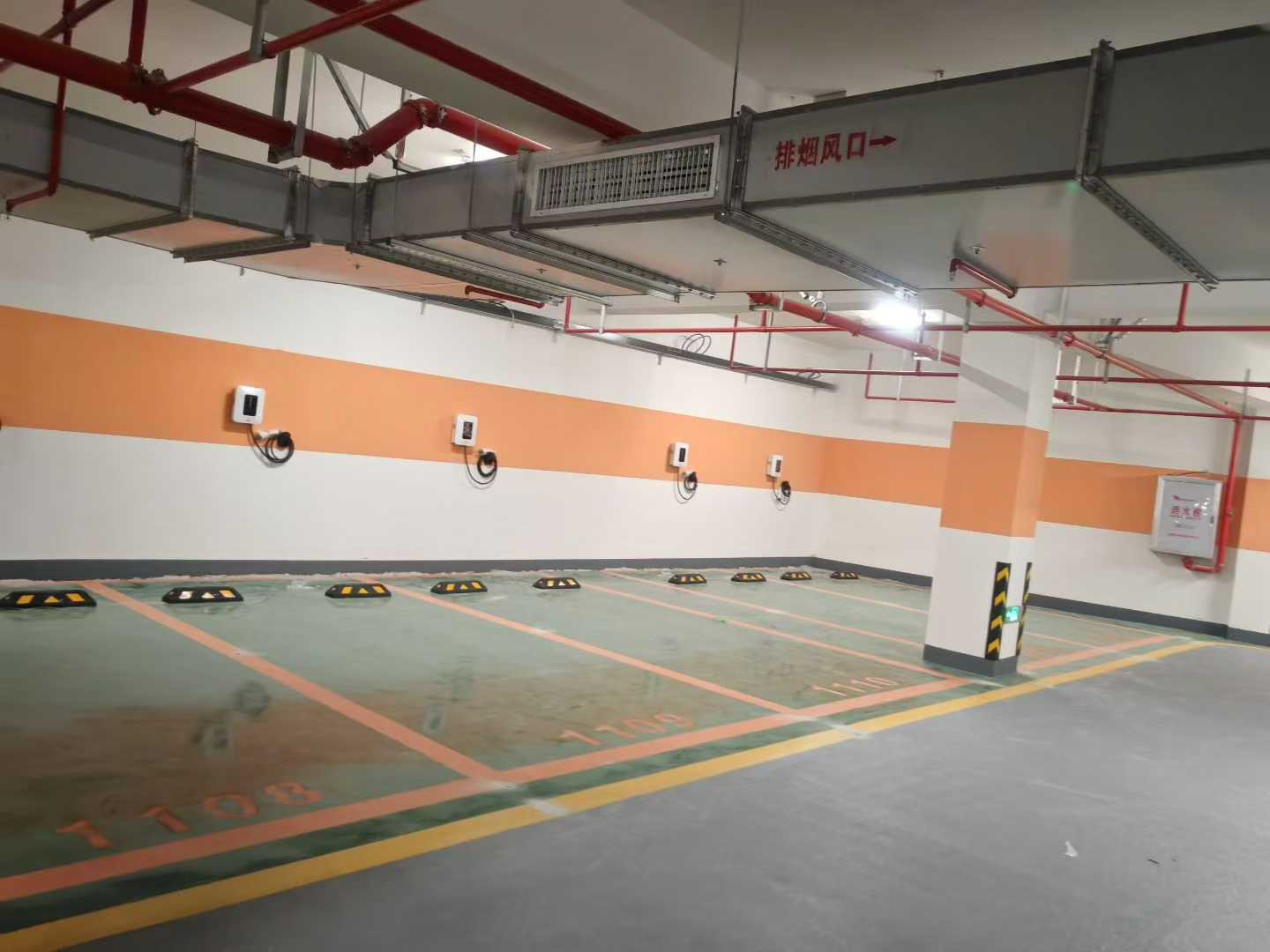 车库充电桩安装案例